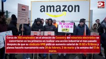 Trabajadores de Amazon en Reino Unido proponen más huelgas