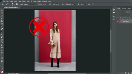 Photoshop Tips - How to Expend Background in Image