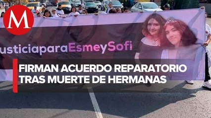 Padre de hermanas que murieron tras caer a coladera firma acuerdo reparatorio con gobierno de CdMx
