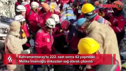 “İmdat” diye seslenince 222 saat sonra sağ kurtarıldı