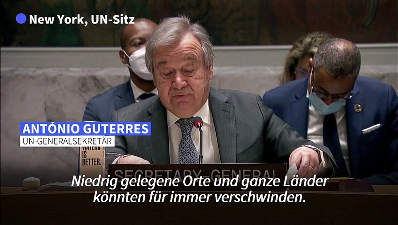 UNO warnt drastisch vor Folgen steigender Meeresspiegel