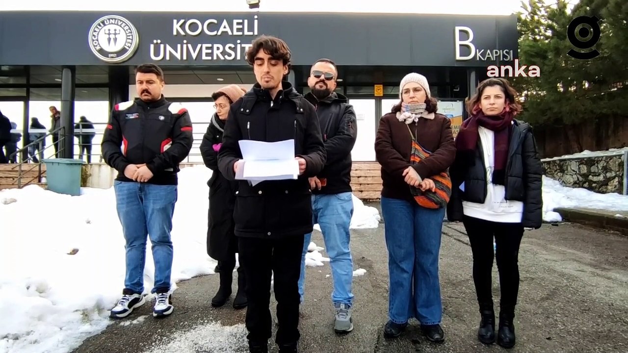 Kocaeli Üniversitesi öğrencilerinden uzaktan eğitim kararına tepki