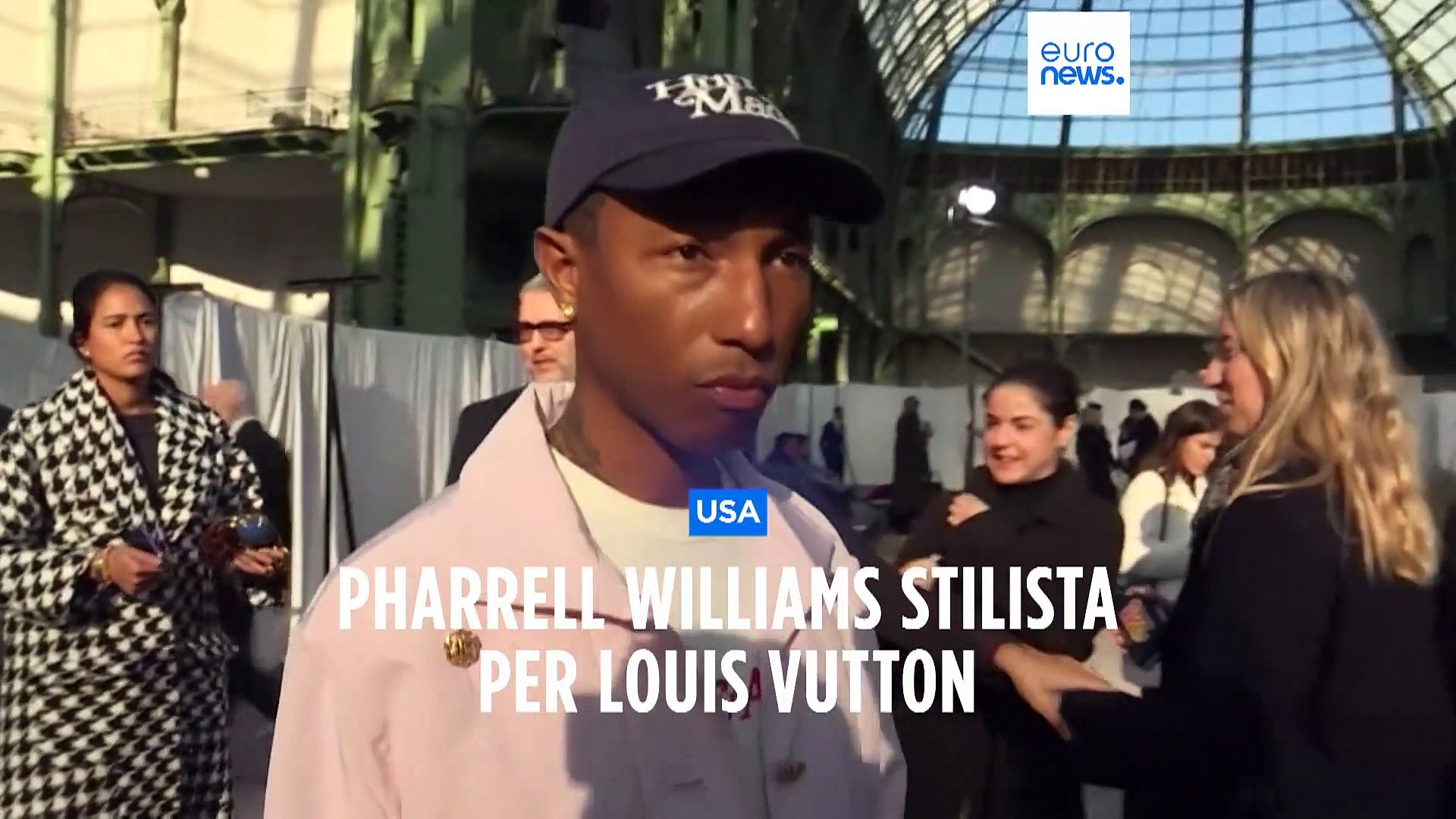 Pharrell Williams per Louis Vuitton al debutto a Parigi - Moda 