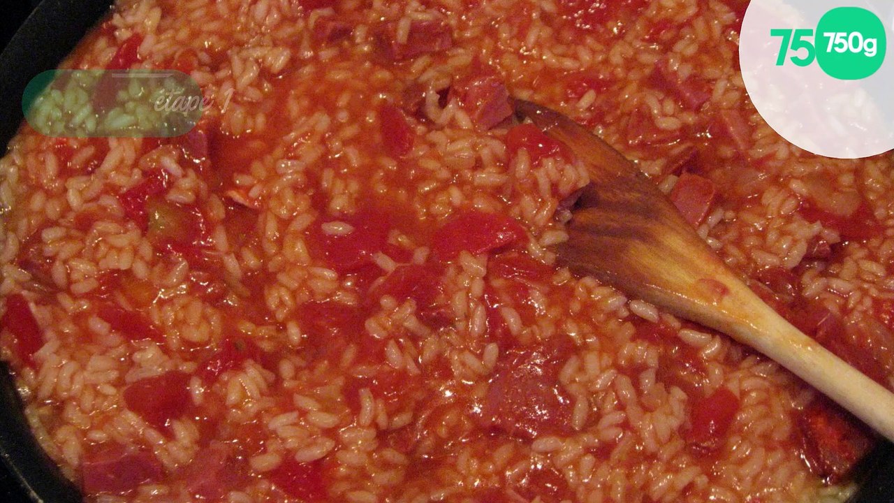 Risotto en mode hispanique (risotto au chorizo)