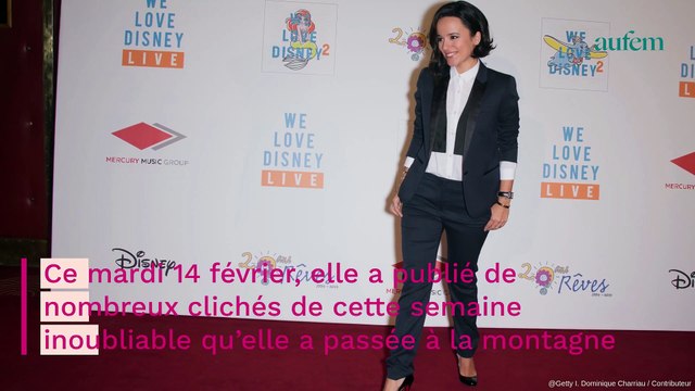 Alizée à la montagne en famille, sa ressemblance avec sa fille Annily est frappante