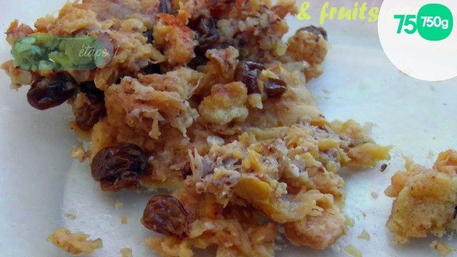 Crumble aux coings et aux noix