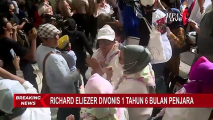 [BREAKING NEWS] Vonis Dibacakan, Teriakan Pendukung Eliezer Penuhi PN Jakarta Selatan!