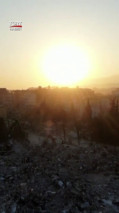 Hatay'da Yıkım Havadan Böyle Görüntülendi #shorts