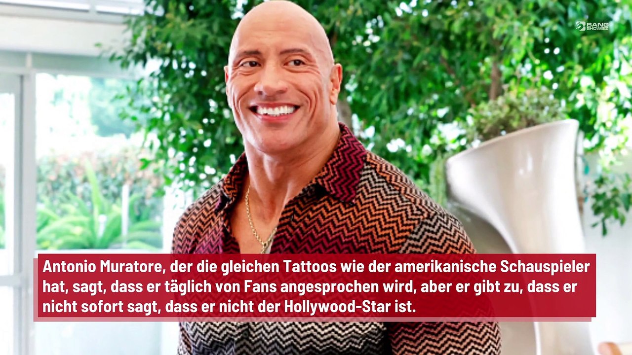 Dwayne-Johnson-Doppelgänger wartet bis er sein wahres Ich verrät