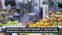 Las medidas de Sánchez fracasan el INE eleva una décima hasta el 5,9% el dato de inflación de enero