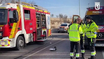Muere un hombre en un choque frontal en Valdemingómez