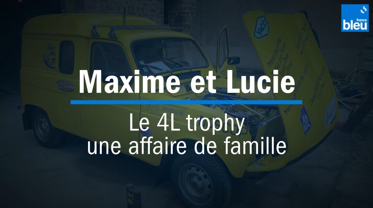 4L Trophy : Lucie et Maxime se lancent