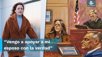 Esposa de García Luna declara sobre la fortuna que acumularon