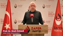 Ümit Özdağ'dan iktidara 14 maddelik tasarruf önerisi