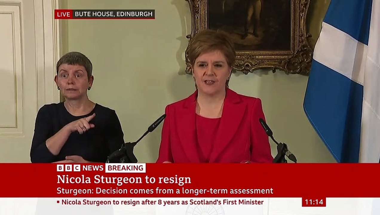 Nicola Sturgeon resigns - Scotland's first minister says politics has taken its toll