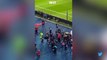 El vergonzoso y violento empujón de Sergio Ramos a dos cámaras durante el fin de partido del PSG