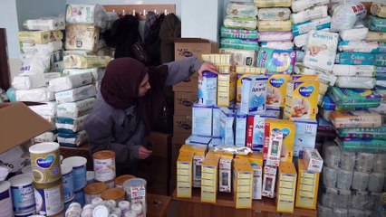 Van ve Bitlis'te depremzedeler için "sosyal market" kuruldu