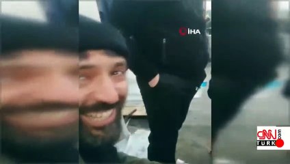 Hatay'da görev alan madenci baba olacağını böyle öğrendi