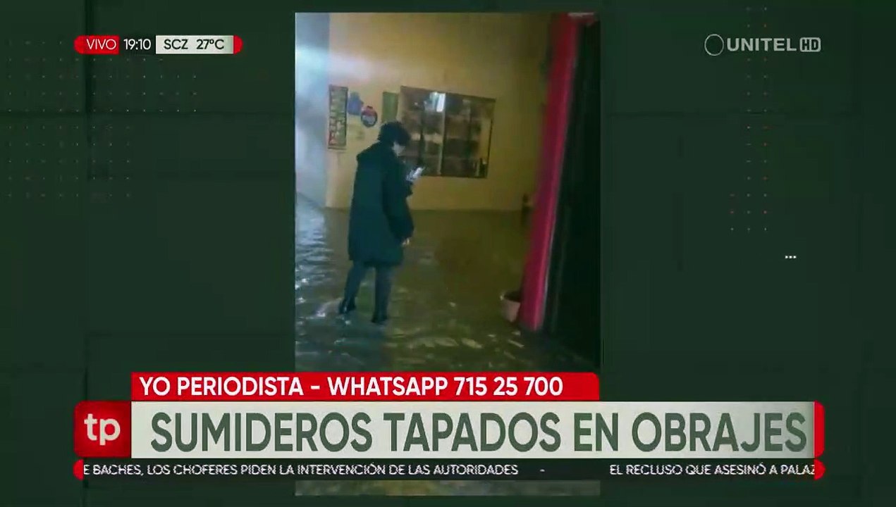 Vecinos piden que se limpie sumideros tapados hace 10 años en mercado de Obrajes
