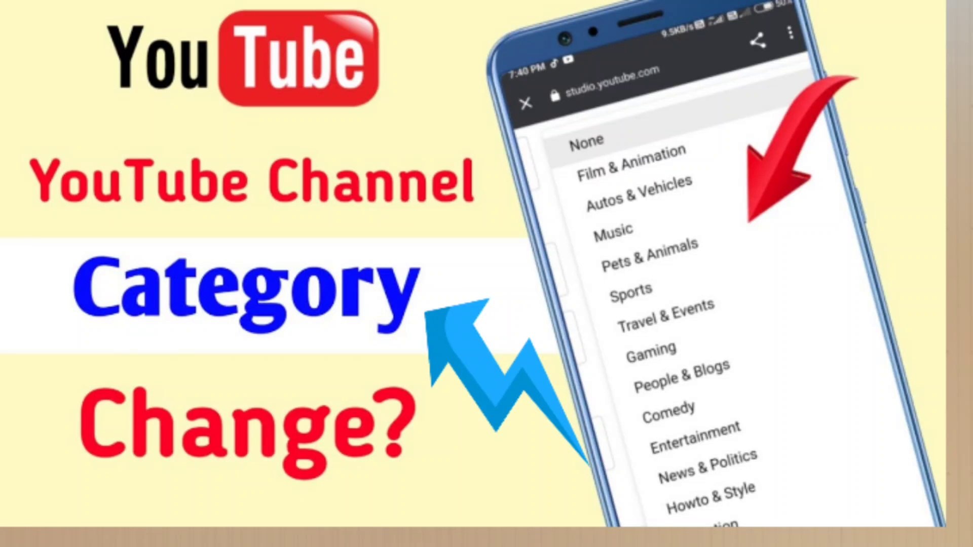 ⁣Youtube Channel Category change? || How to change YouTube Channel's category in Mobile | RajonT