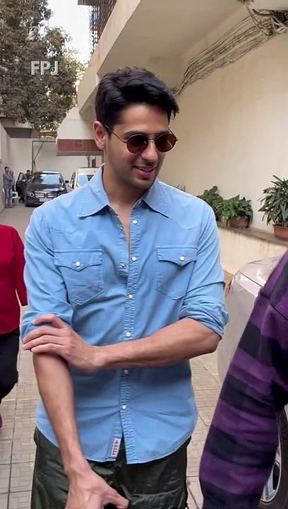 Newlywed Sidharth Malhotra spotted at Karan Johar's Dharma office