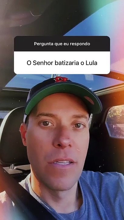 Pastor diz que batizaria Lula, mas o deixaria "30 segundos" sob a água para limpar a sujeira