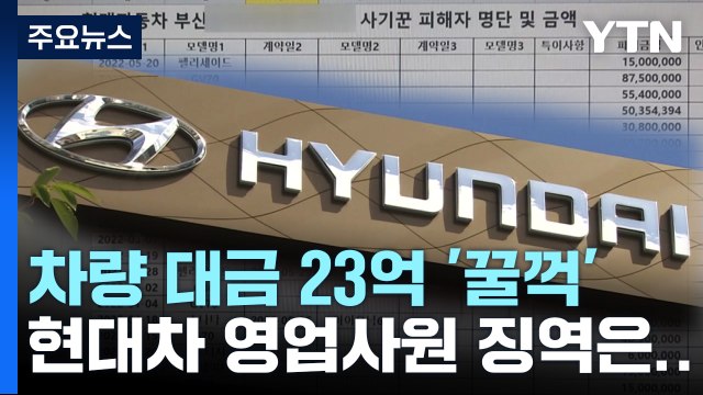 23억 원 챙긴 현대차 영업사원 징역 6년...피해자들 너무 낮은 형량 / YTN