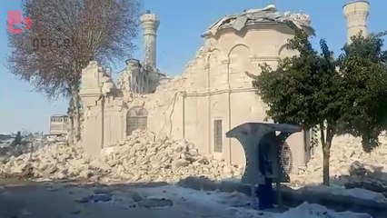 Malatya'da 14 milyon liraya restore edilen tarihi cami yerle bir oldu