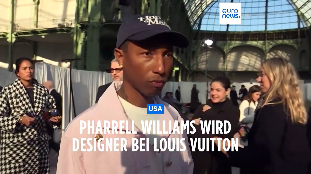 Musikstar Pharrell Williams wird Designer bei Louis Vuitton