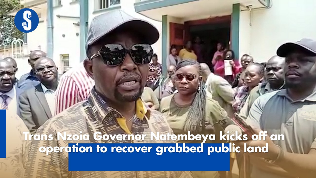 Trans Nzoia Governor Natembeya kicks off an operation to recover grabbed public land