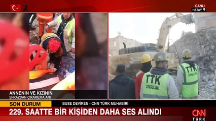 228. saatte anne ve iki çocuğu kurtarıldı