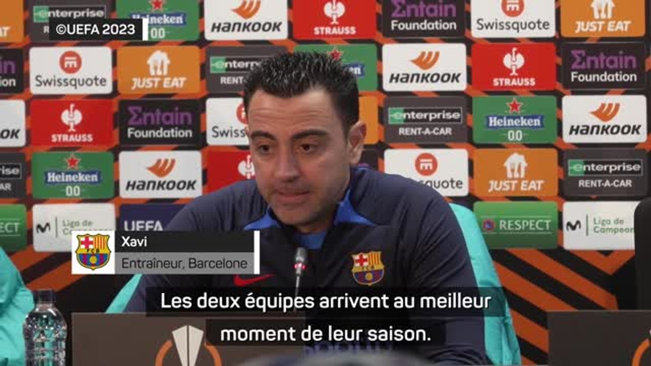 8es - Xavi : "Nous voulons montrer que nous sommes au niveau européen"