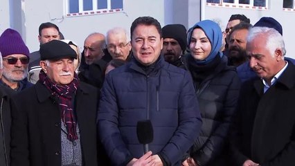 Babacan, Malatya Örnekköy'de: "Gerçekten Bu Depremin Yaralarını Yine Milletin Kendisi Saracak, Öyle Görünüyor"