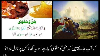 Mann o Salwa || مَنّ و سَلوٰی کیا ہے || Islamic Information || Rooh-e-Insan