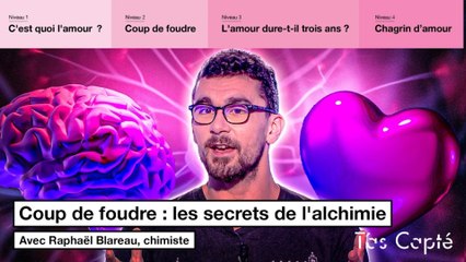 Les secrets du coup de foudre expliqués par un chimiste - T'as Capté - CANAL+