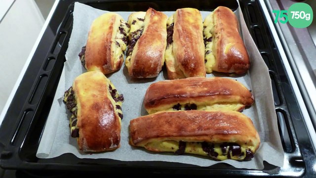 Brioches suisses au chocolat