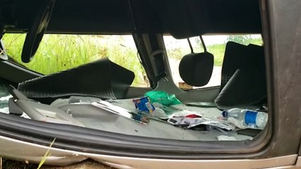 Capotamento é registrado na rodovia BR-163