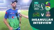 Ihsanullah Interview | Multan Sultans vs Quetta Gladiators | Match 3 | HBL PSL 8 | MI2T