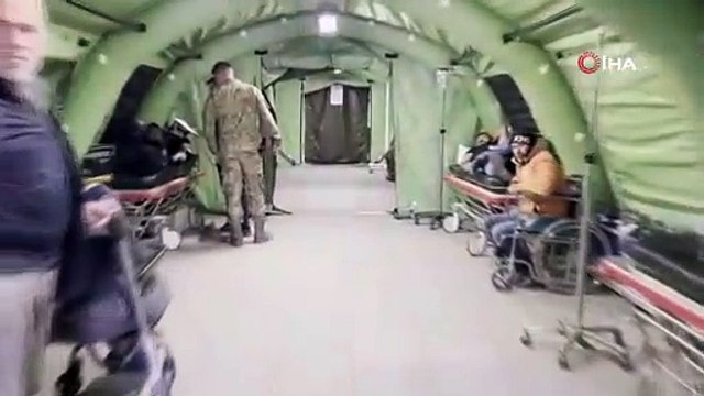 TSK'nın sahra hastaneleri vatandaşların tedavisini aralıksız sürdürüyor