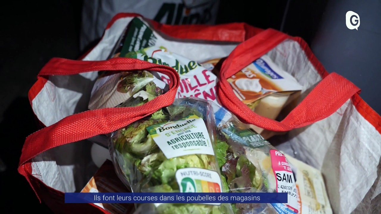Reportage - Ils font leurs courses dans les poubelles des magasins