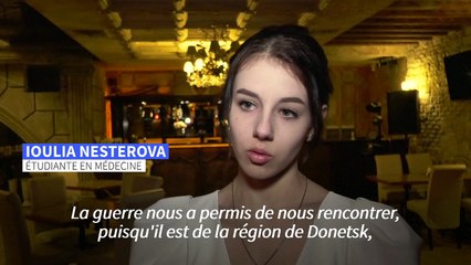 Des soldats ukrainiens se marient le jour de la Saint-Valentin