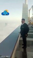 EXCLUSIVE: Foggy clouds are approaching on ground at Seaview Beach. Breathtaking scenes from top of Dolmen Mall!