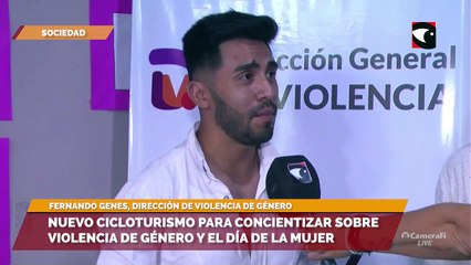 Nuevo cicloturismo para concientizar sobre violencia de género y el día de la mujer