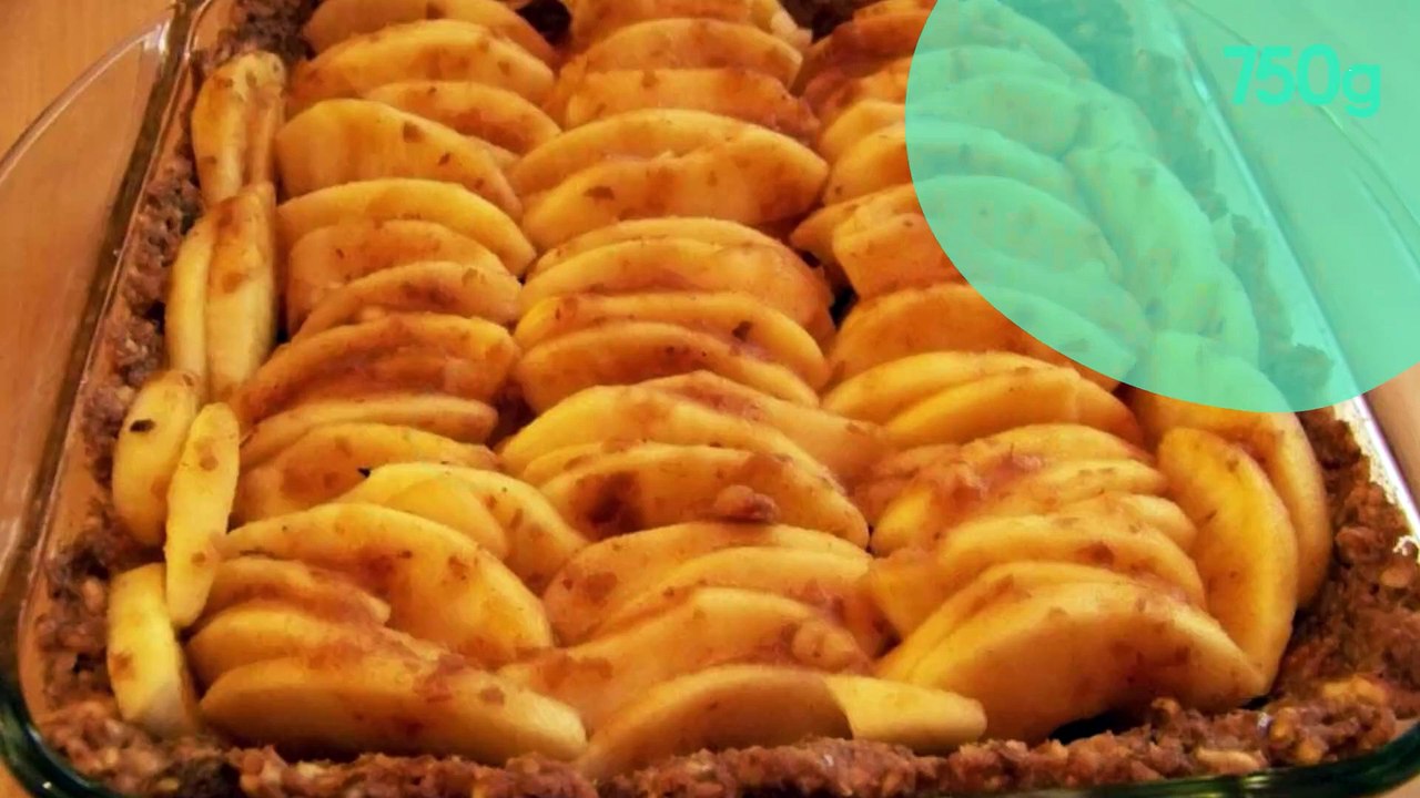 Gâteau aux pommes crues