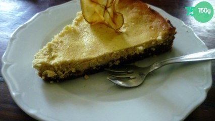 Cheesecake au confit de cidre et à la cannelle