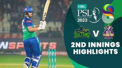 2nd Innings Highlights | Multan Sultans vs Quetta Gladiators | Match 3 | HBL PSL 8 | MI2T