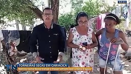 Moradores reclamam de torneiras secas na Grande Vitória