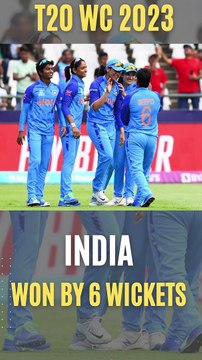 India Beat West Indies By 6 Wickets In Women's T20 World Cup 2023