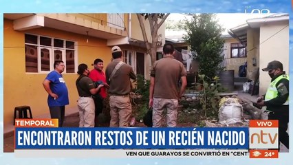 Encontraron los restos de un recién nacido en la zona de Temporal
