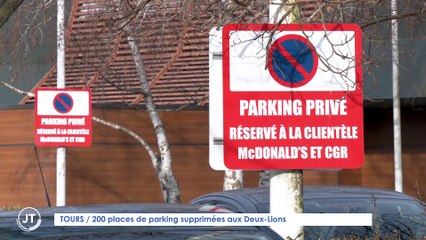 Le Journal - 15/02/2023 - TOURS / 200 places de parking supprimées aux Deux-Lions